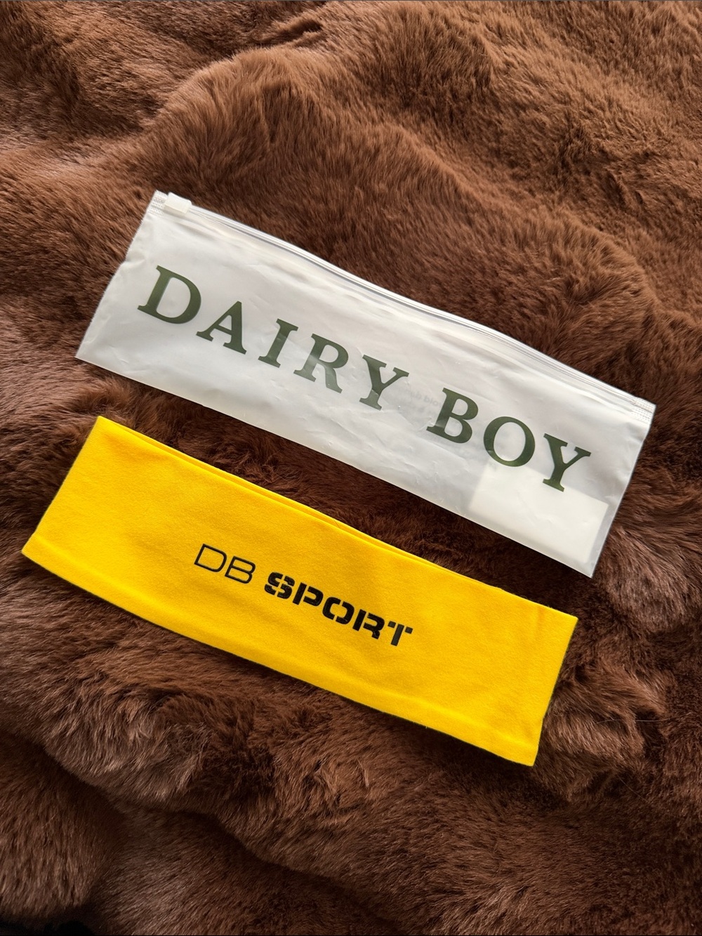 DB Sport Yellow Athletic Headband